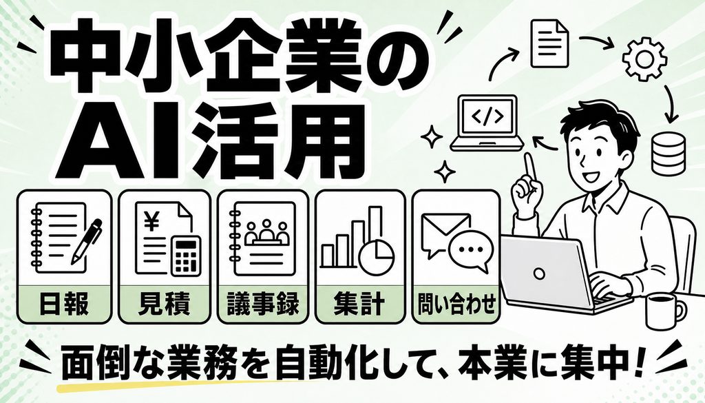 中小企業がClaude Codeで自動化できる業務例